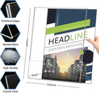 Acrylic Sign Holder 8.5x11 Inches, 10 Pack Clear Plastic Table Flyer Display - Image 3