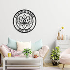 Personalized Lotus Metal Sign, Custom Lotus Flower Wall Decor, Zen Metal Wall - Image 3