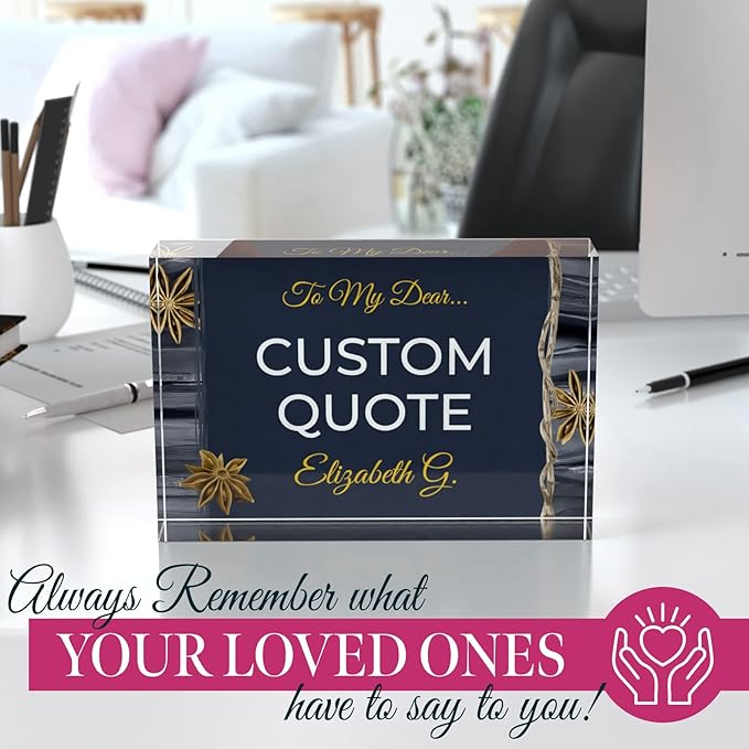 Custom Acrylic Sign Personalized, Custom Desk Name Plate, 18 Styles, - Image 4