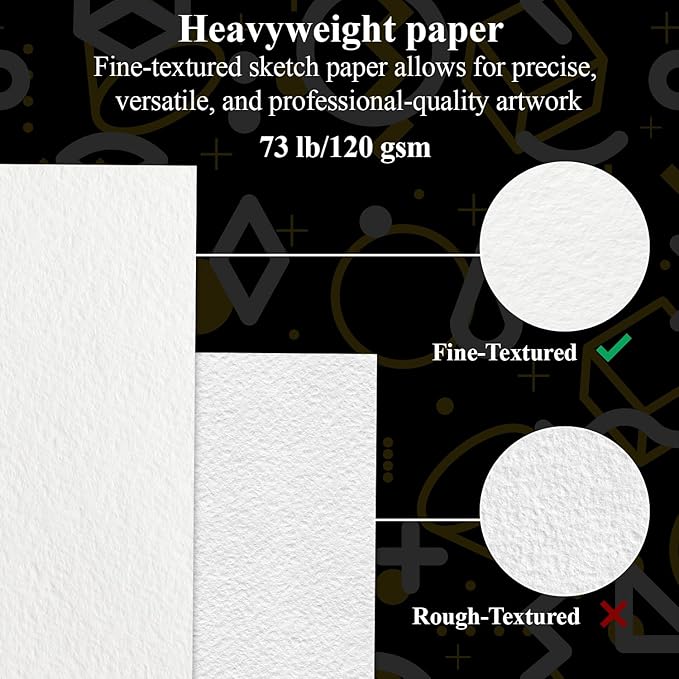 Sketch Book for Kids, 100 Sheets Drawing Paper for Kids, Spiral Sketch Pad for - Image 3