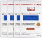 ChtepTamper 100 Pieces Total Transfer Tamper-Evident Stickers Security Labels - Image 2