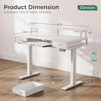 AODK Electric Standing Desk - Image 3