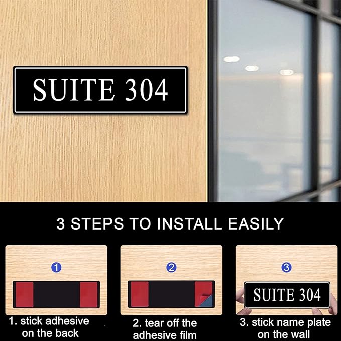 Custom Office Engraved Name Plate, Personalized Elegant Name Plates - Image 3