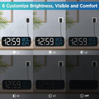 Peakeep Large Display Digital Alarm Clock - Image 3