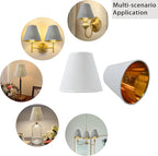 TAaMTYH small lamp shade chandelier shades set of 3，Fabric Lampshade - Image 5