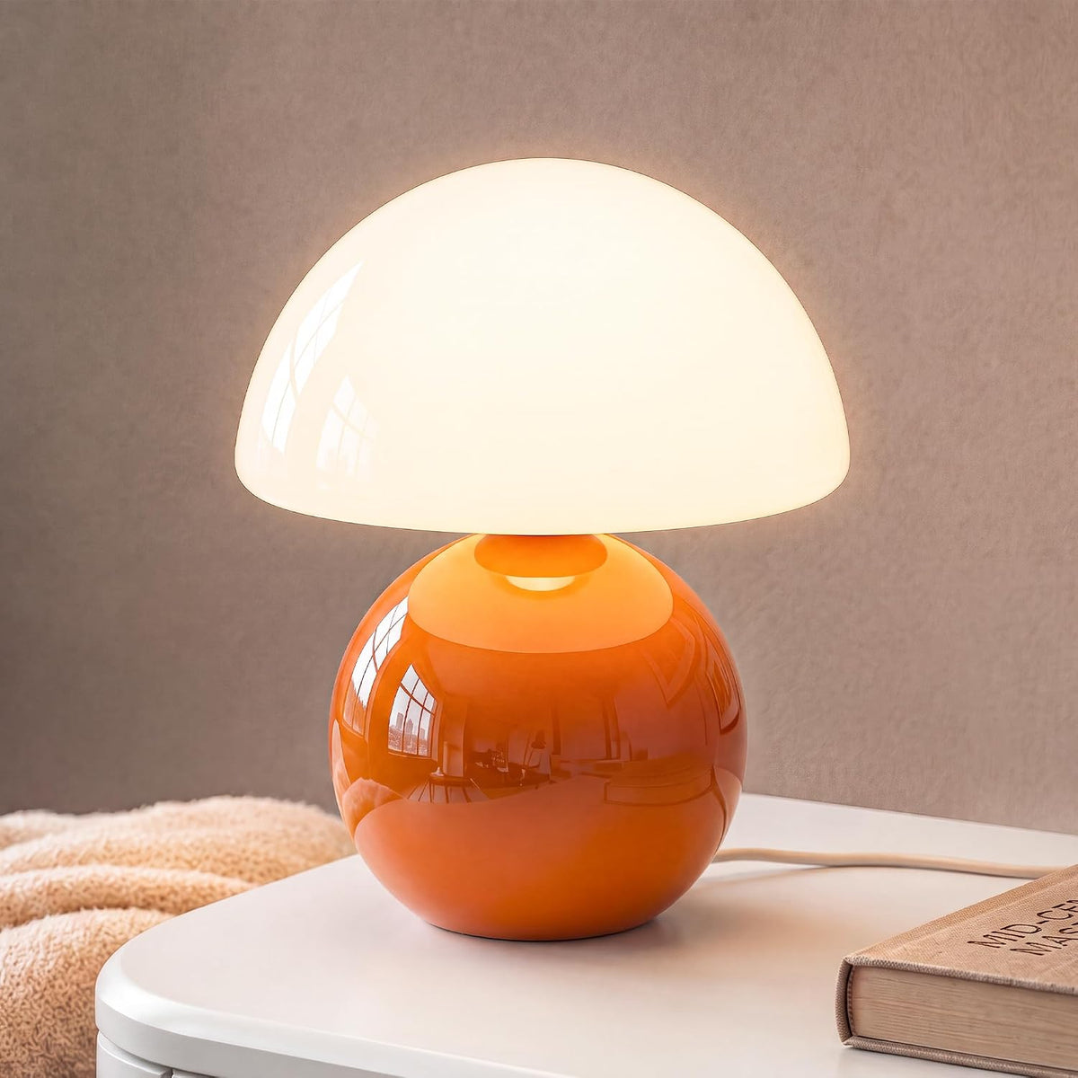dawnwake mushroom lamp table lamp for bedroom-small desk, main product view