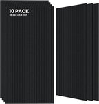 10 Pack Large Acoustic Panels, Sound Panels by TO-TH