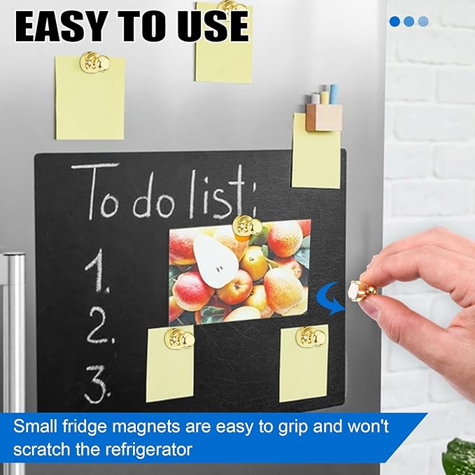 LOVIMAG Fridge Magnets 40Pcs Refrigerator Whiteboard Small Strong Magnet - Image 5