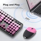 MOFII Wireless Keyboard and Mouse Combo, Full Size 2.4G Plug and Play - Image 2