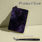 BWEGRHE Small Travel Wallets, RFID Blocking PU Leather Credit Card Holder - Image 2