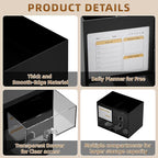 Marbrasse Desk Organizer with 3 Drawer, Desk Organizers and Accessories with 4 - Image 6