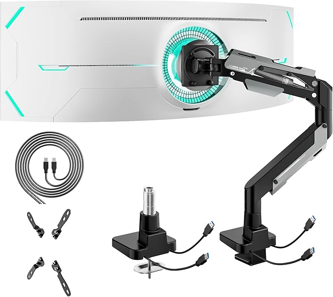 ARES WING Heavy Duty Ultrawide Monitor Arm by ARESWING