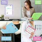 Sooez Glitter Clipboard with Storage, High Capacity Clip Boards 8.5x11 with Pen - Image 6