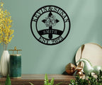 Personalized Cross Family Name Sign, Personalized Wedding Gifts, Wall Cross - Image 5