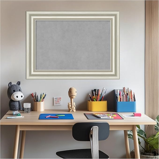 Amanti Art Silver Framed Magnetic Board 22x30 Medium Vision Board - Image 6