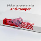 ChtepTamper 100 Pieces Total Transfer Tamper-Evident Stickers Security Labels - Image 5