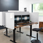 VIVO Clamp-on/Screw-on 60 x 24 inch Privacy Panel, Sound Absorbing Cubicle Desk - Image 7