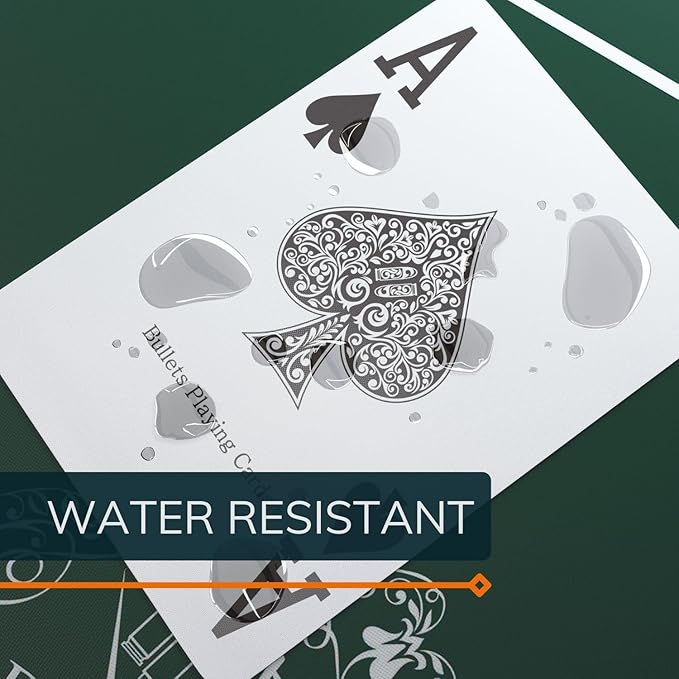 Bullets Playing Cards | Waterproof Plastic Playing Cards – 2 Decks Poker Size - Image 5