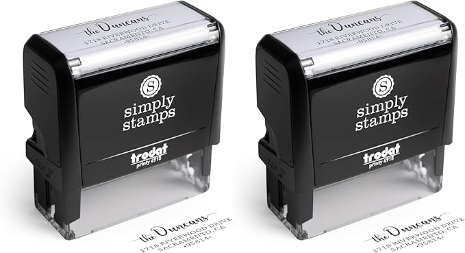 The Duncans Personalized Self-Inking Address Stamp | Envelope Return Address by 904Custom