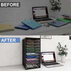 Natwind Mesh file organizer 10 drawers, Office Supplies Desktop Organizers and - Image 7