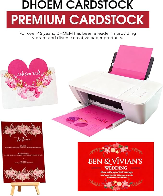 70 Sheets Red Tones Cardstock & Reds Construction Paper, Heavyweight - Image 7