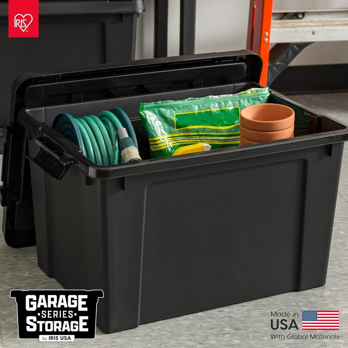iris usa 6-pack 20 gal heavy duty lockable, view 9