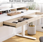 ONBRILL Standing Desk with Drawers, 63x23.6 Inch Electric Stand Up Desk with - Image 5