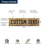 Custom Sign, Christmas Gift Custom Street Sign, 11 Font Colors, 13 Font Styles - Image 6