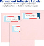 Avery Address Labels for Laser & Inkjet Printers, 300 Labels Per Pack, 3 Packs - Image 3