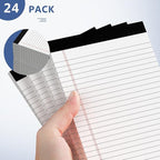 24 Pack of Legal Pad Writing Pads 5" x 8" Notepad 80gsm Recycled Paper Small - Image 5