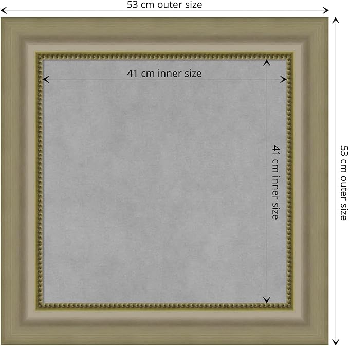 Amanti Art Silver Framed Magnetic Board 21x21 Small Vision Board - Image 4