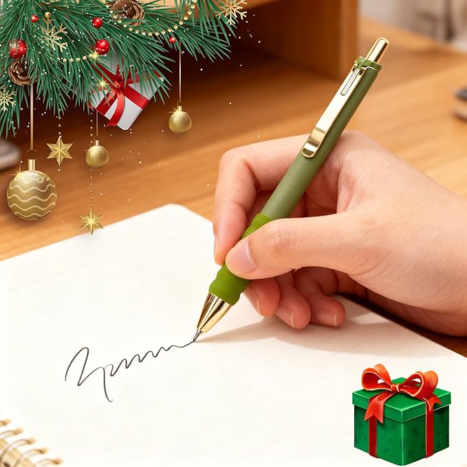 Linbsunne Gel Pens Black Ink Pen 0.5mm fine Point Pens Smooth Writing - Image 5