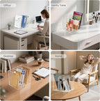 POCFOINY Acrylic Desk Organizer Book Organizer, Magazine File Holder, Vertical - Image 7