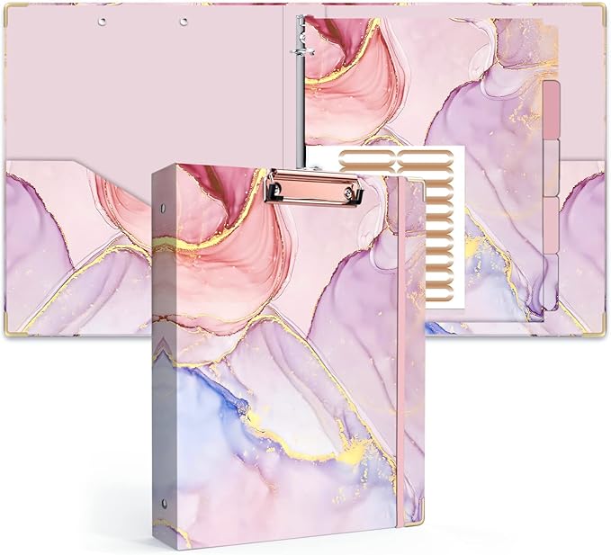 Lateefah 3 Ring Binder, 1 Inch Binder Organizer by Lateefah
