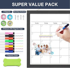 Dry Erase Calendar for Wall, 17x13 Inches Calendar Whiteboard for Wall - Image 5