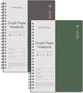 EMSHOI Graph Paper Spiral Notebook 7.48" x 10.15" by EMSHOI