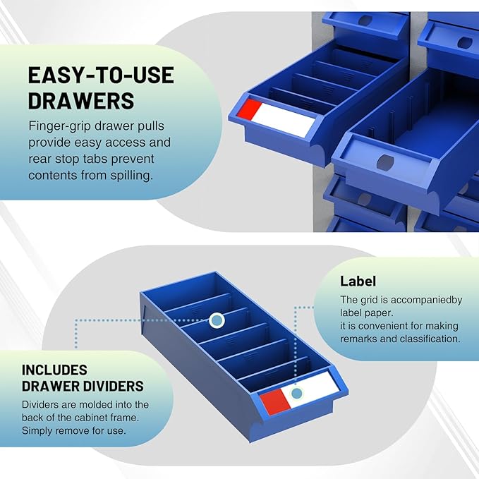 Exerock 75 Drawer Tool Storage Cabinet - Image 6