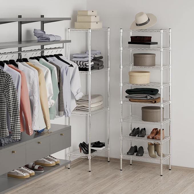 Regal Altair 14" Deep x 24" Wide x 74" Height Wire Shelving Kit | 8-Tier | NSF - Image 5