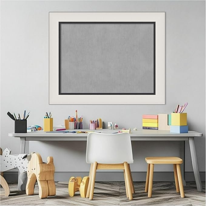 Amanti Art Silver Framed Magnetic Board 24x30 Medium Vision Board - Image 5