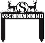 Personalized Metal Address Sign by HYTSIGN