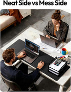 YSAGi Leather Desk Protector, Office Mat, Large Mouse Mat, Non-Slip PU Leather - Image 6