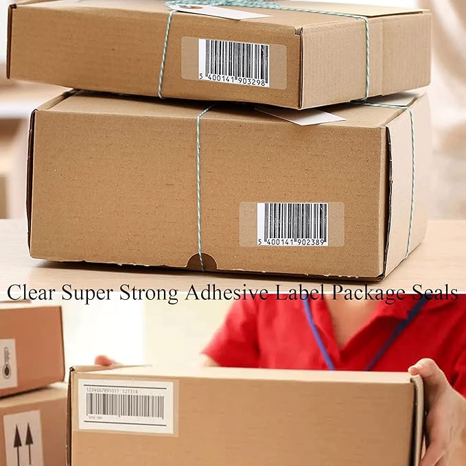 300Pcs Clear Label Protector Shields 2"x3" Vinyl Label Shields Library Book - Image 6