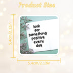 50PCS Aesthetic Motivational Stickers, Inspirational Self Growth Stickers for Women, Vinyl Decals for Planners Journals Vision Board Supplies Water Bottle Laptop