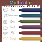 UIXJODO Colorful Pens, 0.5mm Colored Ink Gel Pen - Image 2