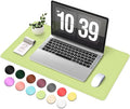 Leather & Suede Desk Pad Protector, Non-Slip Large Mouse Pad, Waterproof Desk by BLESWIN