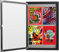 36×24 Inch Lockable Enclosed Bulletin Board, Weather-Resistant Outdoor