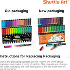 Shuttle Art Dry Erase Markers, 32 Pack 16 Colors Magnetic Whiteboard Markers - Image 2