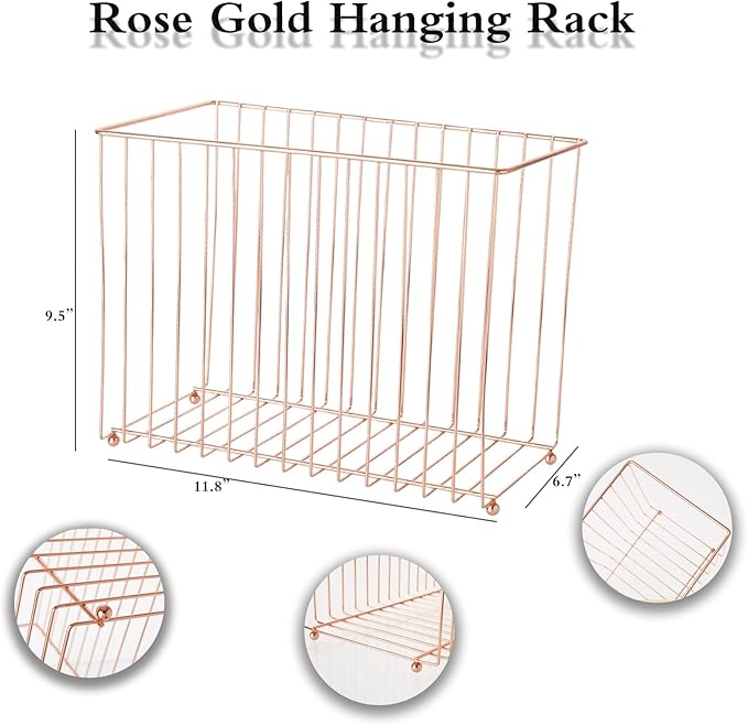 Hanging rose gold file manager, equipped - Image 3