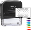 Custom Self Inking Rubber Stamp by Maxmark