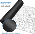 Extended Mouse Pad, 31.5x15.7 inch Large Gaming Computer Keyboard Mouse Mat - Image 4